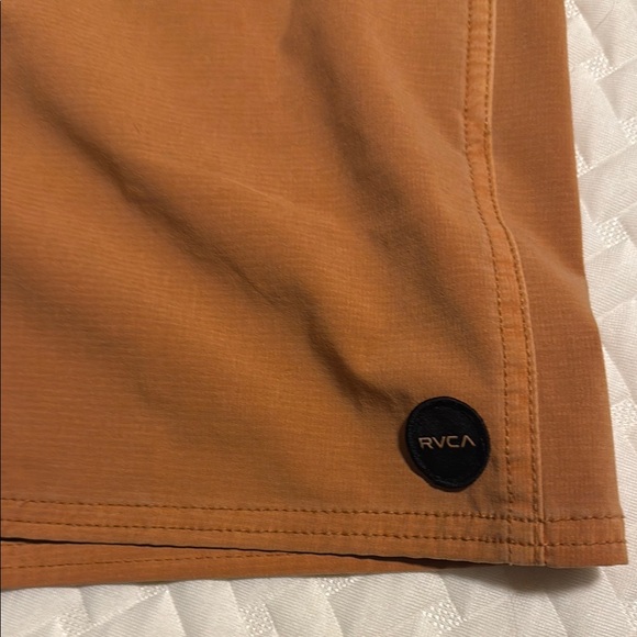 RVCA Orange Hybrid Drawstring Shorts - Like new condition. Great shorts - Picture 2 of 6